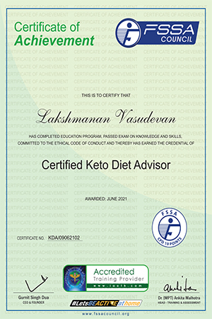 Certified keto diet advisor