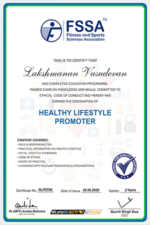 Healthy lifestyle promoter